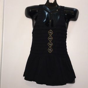 Anthropologie black tank S